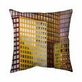 Begin Home Decor 20 x 20 in. Skyscrapers-Double Sided Print Indoor Pillow 5541-2020-CI234